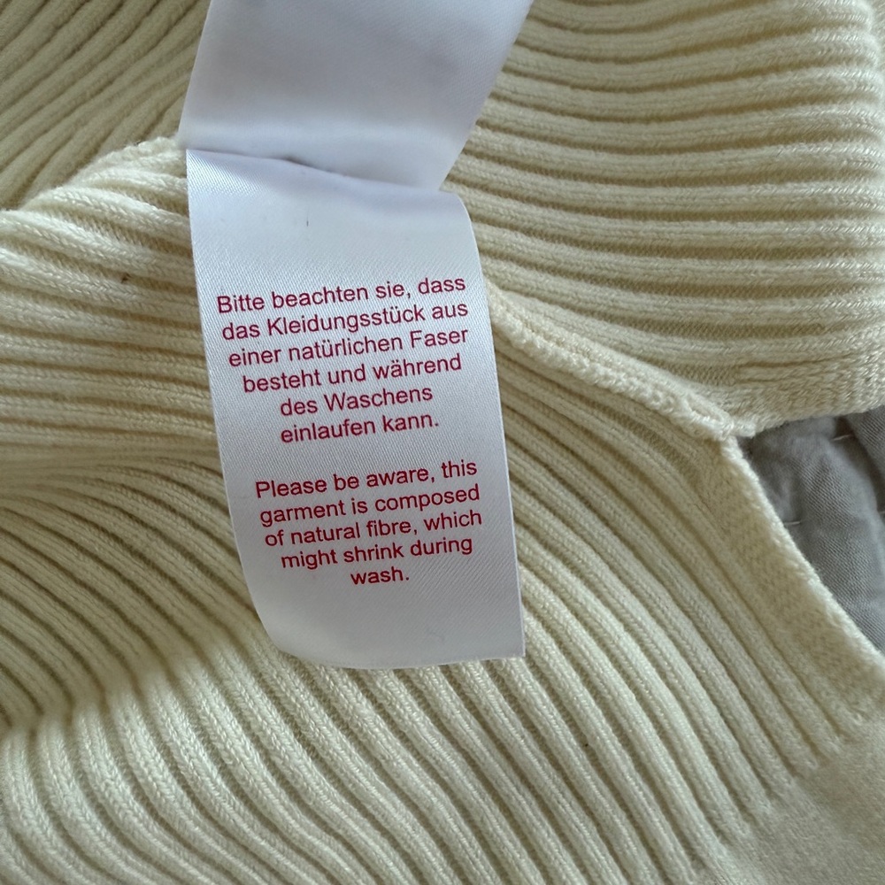 Edited Cream Knit Dress, Size Medium - Picture 9 of 9